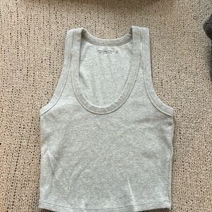Abercrombie and Fitch essential scoopneck tank